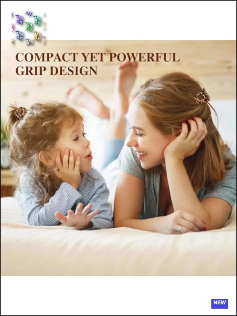 Magnetic Bow Hair Clips, Strong Hold No-Slip Ponytail Holder Accessories